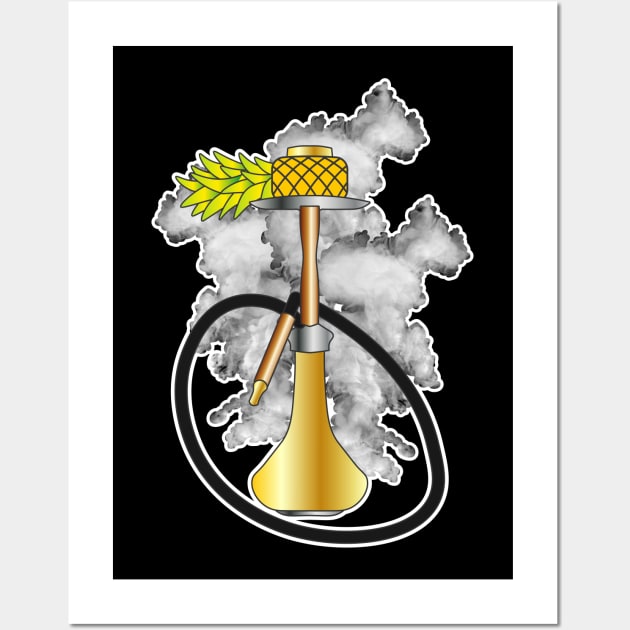 Shisha tobacco Pineapple Pineapple Wall Art by QQdesigns